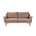 **Stylowy sofa dwuosobowa w odcieniu beżowym**